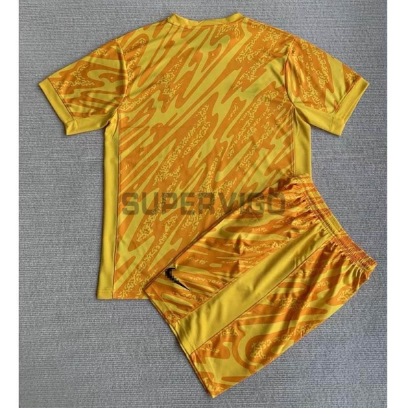 Camiseta De Portero Francia 2024 Niño Kit Amarillo