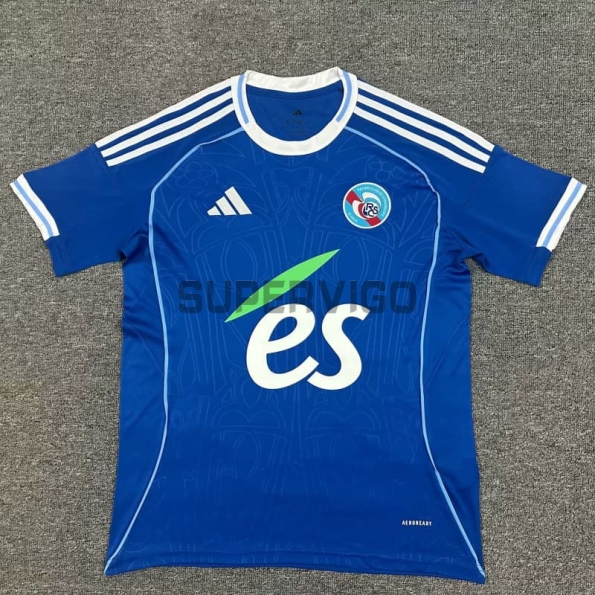 Camiseta Racing Strasbourg 2025/2026 Primera Equipación Azul