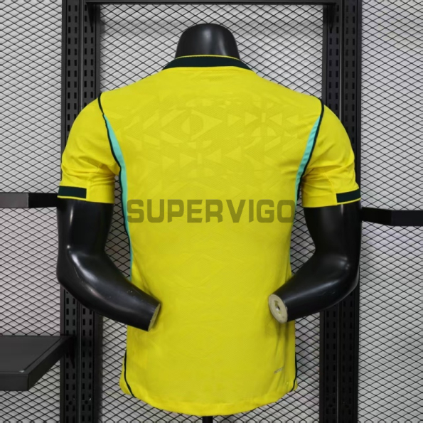 Camiseta Brasil Primera Equipación Mundial 2026 Amarillo (EDICIÓN JUGADOR)