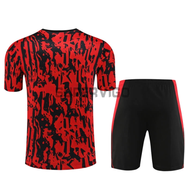 Camiseta de Entrenamiento Manchester United 2023/2024 Rojo/Negro