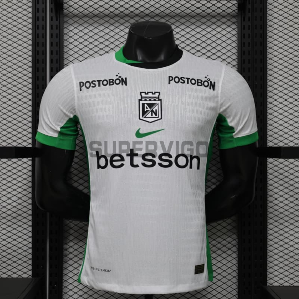 Camiseta Atlético Nacional Segunda Equipación 2026/2027 Blanco/Verde (EDICIÓN JUGADOR)