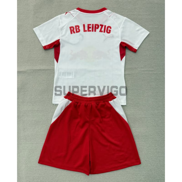 Camiseta Leipzig Primera Equipación 2026/2027 Rojo/Blanco Niño Kit