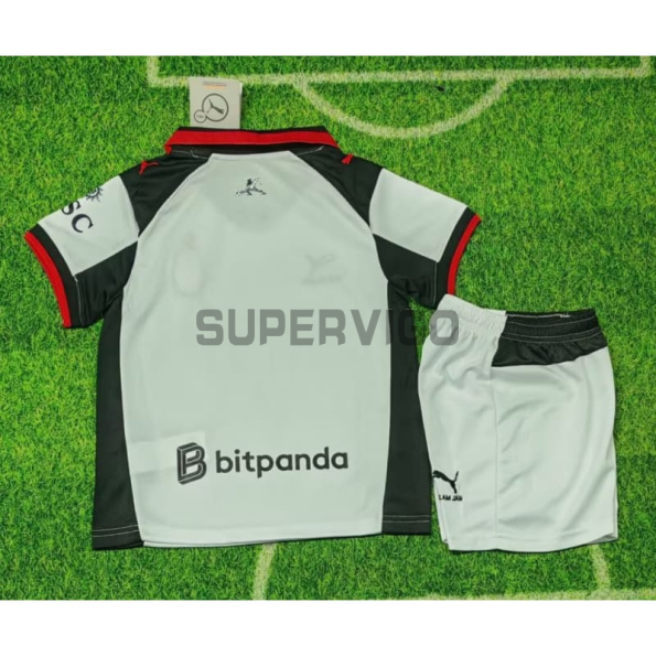 Camiseta AC Milan x Slam Jam 2026/2027 Edición Especial Plata Niño Kit