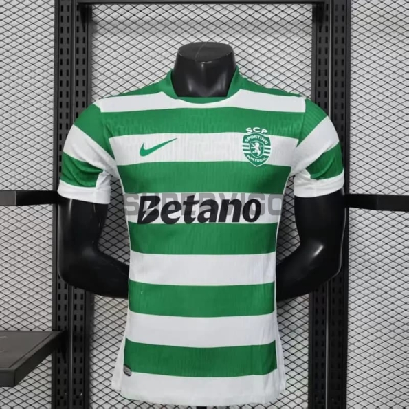 Camiseta Lisboa Primera Equipación 2025/2026 Verde/Blanco (EDICIÓN JUGADOR)