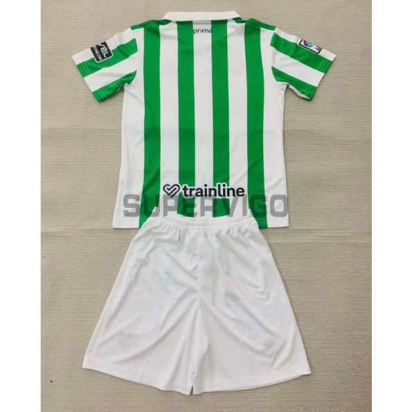 Camiseta Real Betis 2026/2027 Verde/Blanco Versión Retro Niño Kit