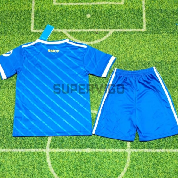 Camiseta Real Madird Tercera Equipación 2025/2026 Azul Niño Kit