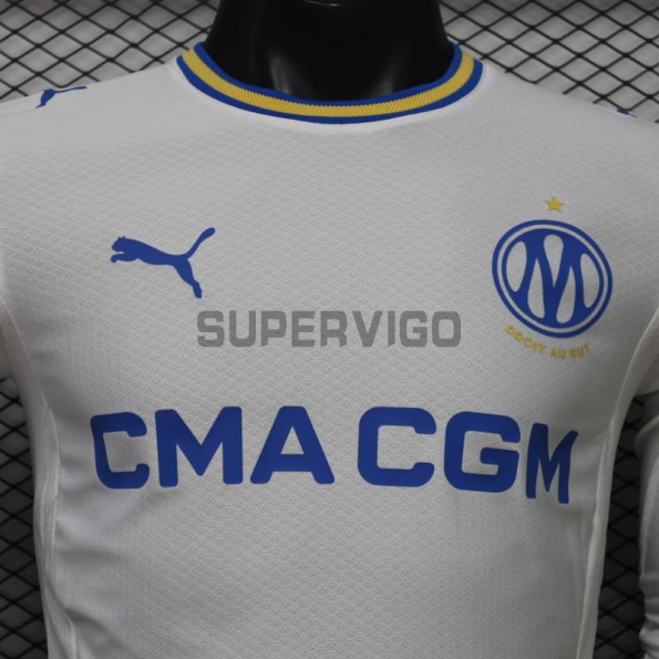 Camiseta Olympique Marsella Primera Equipación 2026/2027 Blanco (EDICIÓN JUGADOR)