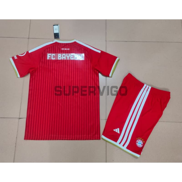 Camiseta Bayern Múnich Primera Equipación 2026/2027 Rojo Niño Kit