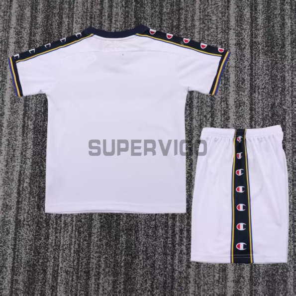 Camiseta Parma Calcio Primera Equipación Retro 2002/03 Blanco Niño Kit