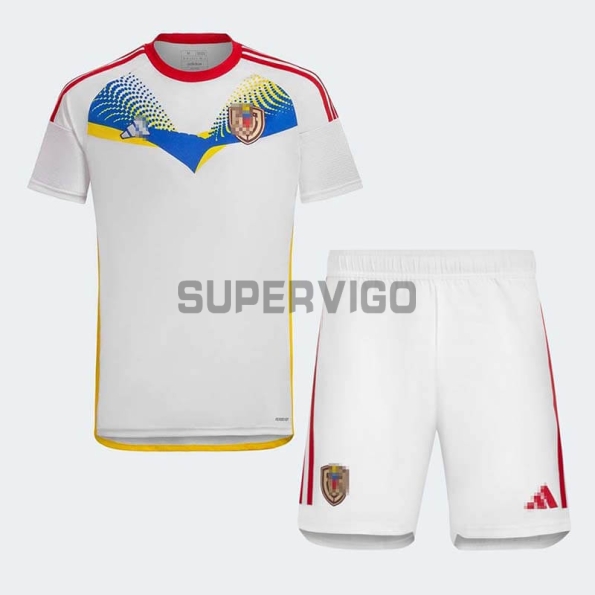 Camiseta Venezuela Segunda Equipación 2024 Niño Kit