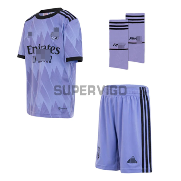 Real Madrid Kid's Soccer Jersey Away Kit 2022/2023