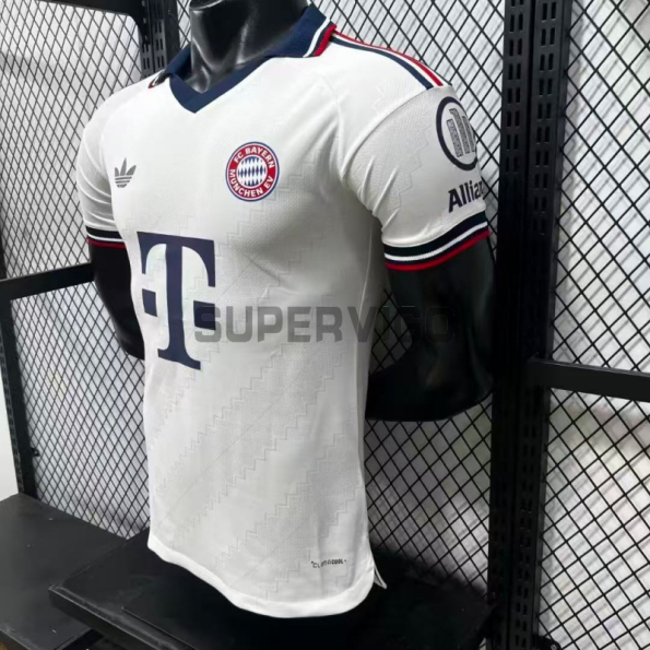 Camiseta Bayern Múnich Segunda Equipación 2026/2027 Blanco (EDICIÓN JUGADOR)