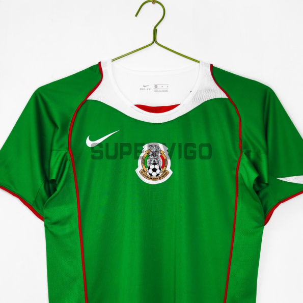 Camiseta México Primera Equipación Retro 2004 Verde