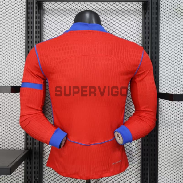 Camiseta PSG Tercera Equipación 2025/2026 ML Naranja (EDICIÓN JUGADOR)