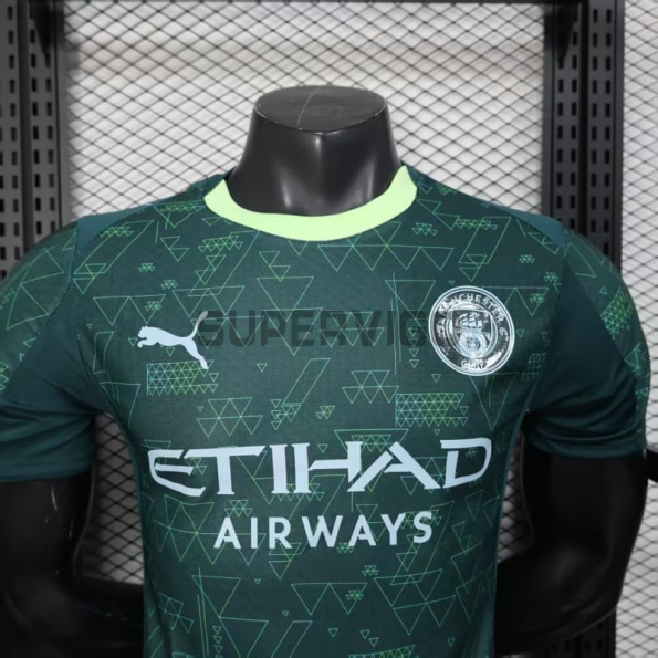 Camiseta Manchester City Cuarta Equipación 2025/2026 Verde (EDICIÓN JUGADOR)