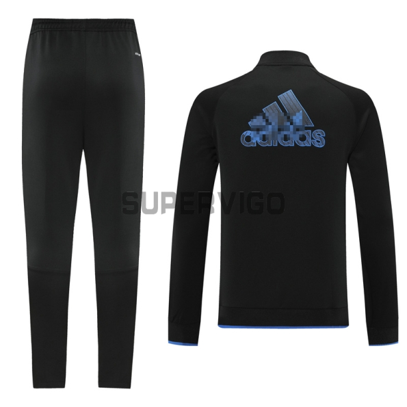 Chándal Manchester United 2021/2022 Cuello Alto Negro/Azul