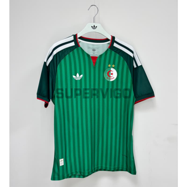 Camiseta Argelia Segunda Equipación Mundial 2026 Verde