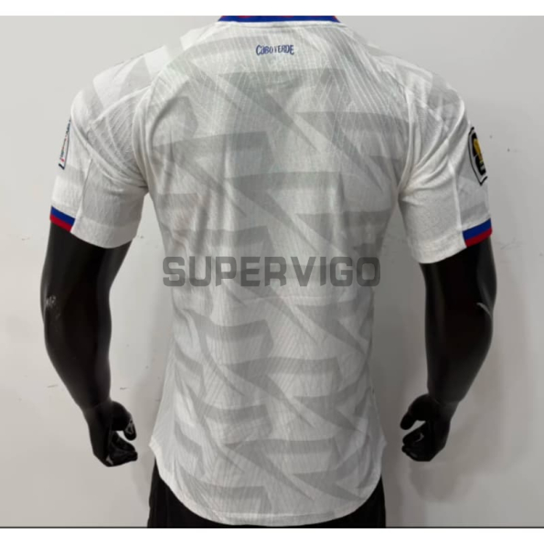 Camiseta Cabo Verde Segunda Equipación Mundial 2026 Blanco (EDICIÓN JUGADOR)