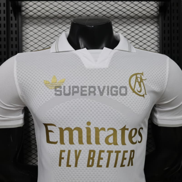 Camiseta Real Madrid 2026/2027 Edición Especial Blanco con Parche HP (EDICIÓN JUGADOR)