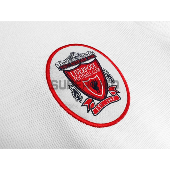 Camiseta Liverpool Segunda Equipación Retro 1998 ML Blanco