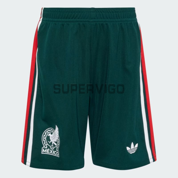 Pantalón Corto México Segunda Equipación Mundial 2026 Verde