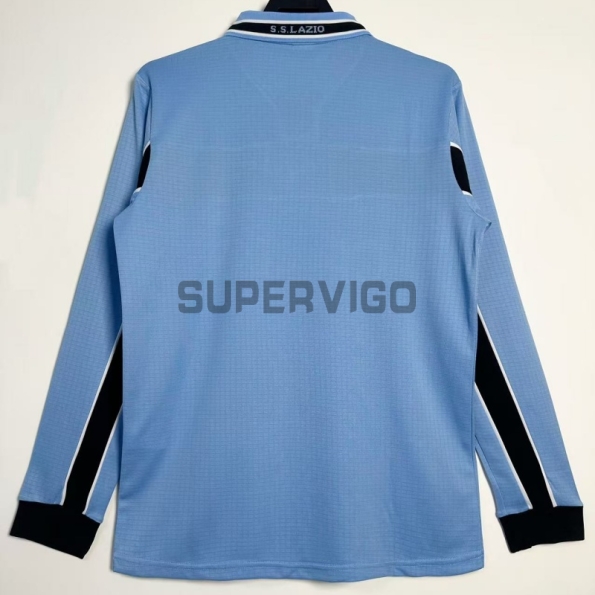 Camiseta Lazio Primera Equipación Retro 1998/99 ML Azul
