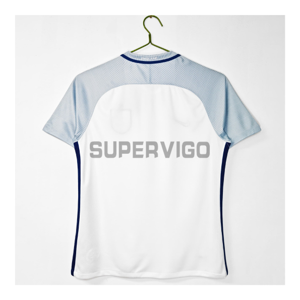 Camiseta Inglaterra Primera Equipación Retro 2016 Blanco