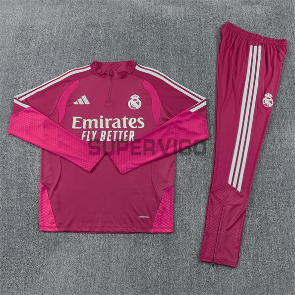 Sudadera De Entrenamiento Real Madrid 2026/2027 Rosa