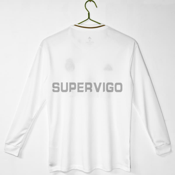 Camiseta Real Madrid Primera Equipación Retro 2019/20 ML Blanco