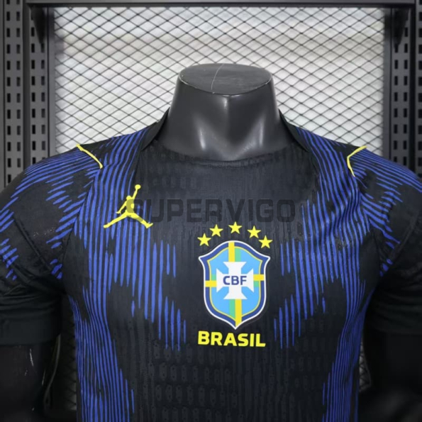 Camiseta Brasil Segunda Equipación Mundial 2026 Azul (EDICIÓN JUGADOR)