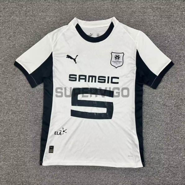 Camiseta Stade Rennais Segunda Equipación 2025/2026 Blanco