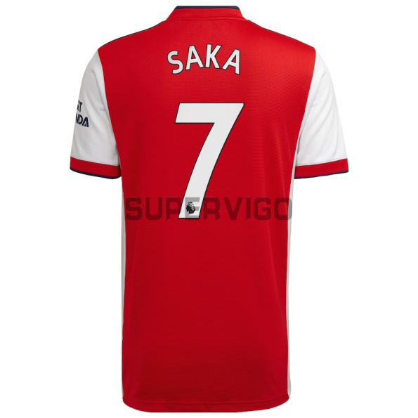 SAKA 7 Arsenal Soccer Jersey Home 2021/2022