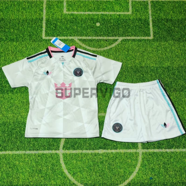 Camiseta Inter Miami Tercera Equipación 2026/2027 Blanco Niño Kit