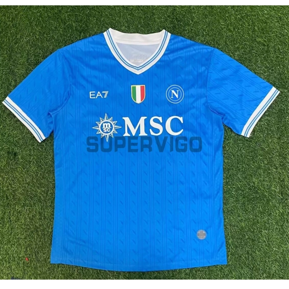 Camiseta Napoli Primera Equipación 2025/2026 Azul