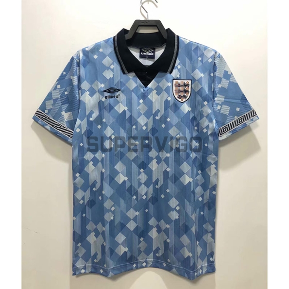 Camiseta Inglaterra Tercera Equipación Retro 1990