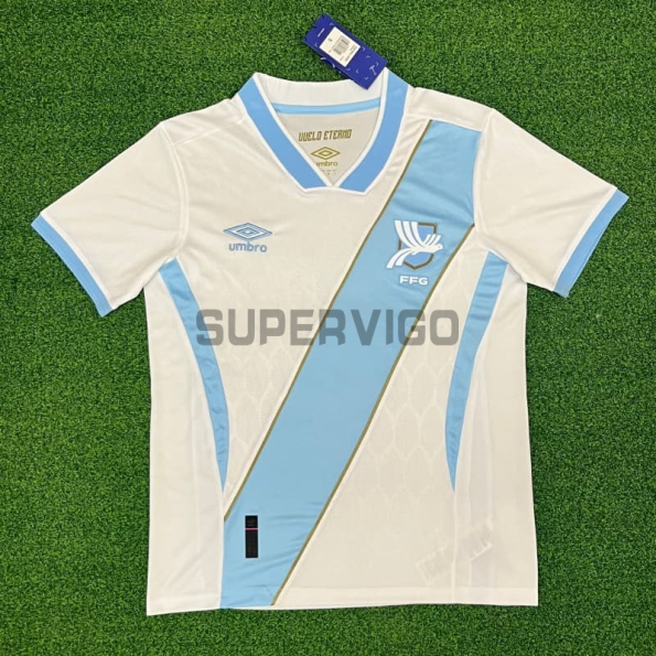 Camiseta Guatemala Primera Equipación Mundial 2026 Blanco/Azul