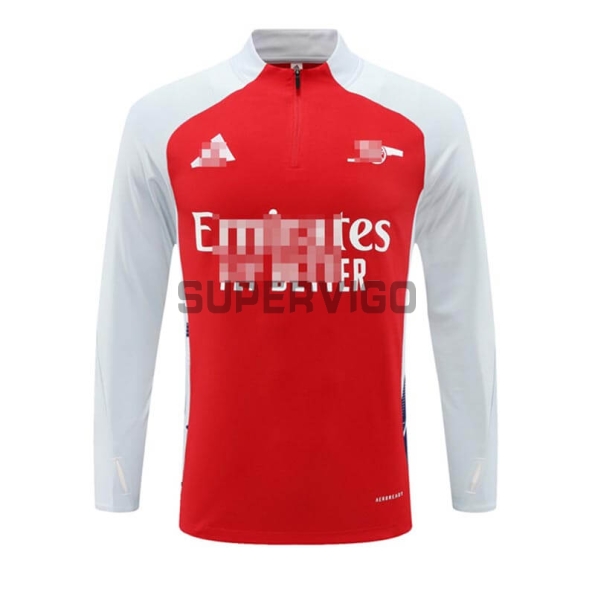 Sudadera De Entrenamiento Arsenal 2024/2025 Blanco/Rojo