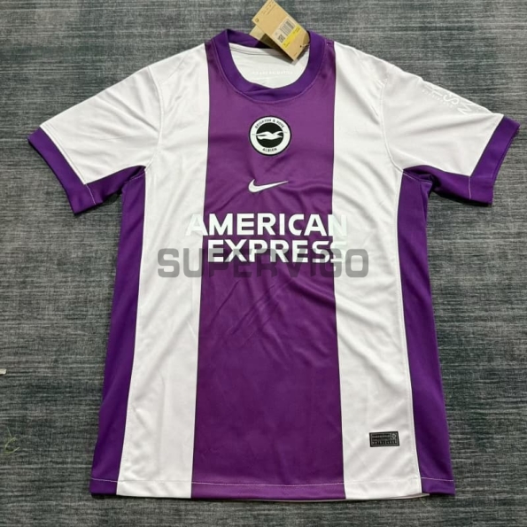Camiseta Brighton Segunda Equipación 2025/2026 Morado