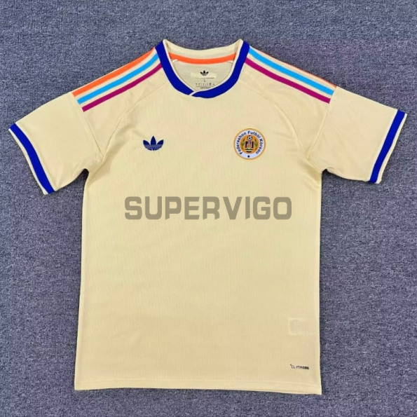 Camiseta Curacao Segunda Equipación Mundial 2026 Amarillo Claro