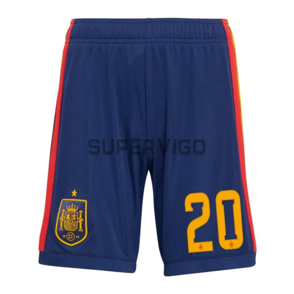 Camiseta Pedri 20 España Primera Equipación 2026 Rojo/Azul