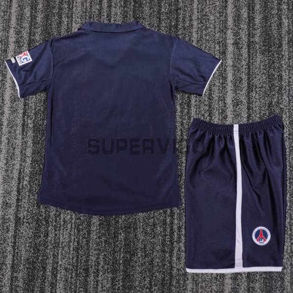 Camiseta PSG Primera Equipación Retro 2001/02 Azul Marino Niño Kit