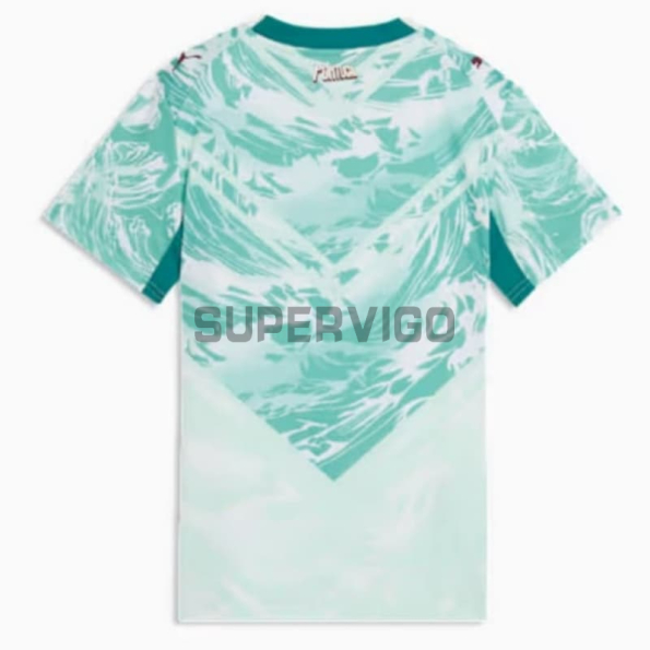 Camiseta Portugal Segunda Equipación Mundial 2026 Verde/Blanco Mujer