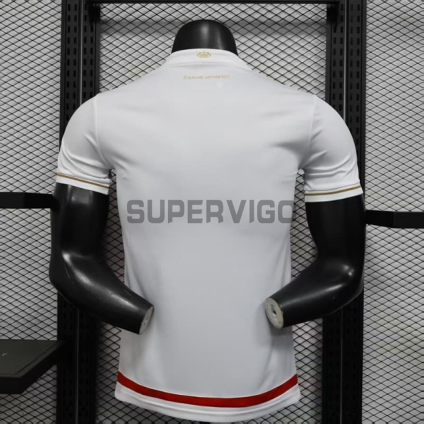 Camiseta Monaco Primera Equipación 2025/2026 Rojo/Blanco (EDICIÓN JUGADOR)