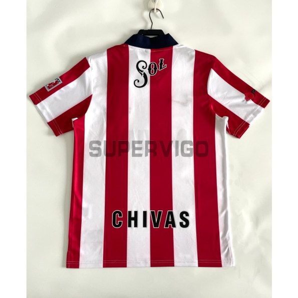 Camiseta Chivas Primera  Equipación Retro 1996/1997 Rojo/Blanco