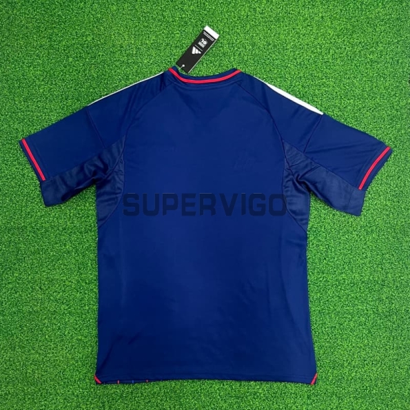 Camiseta Olympique De Lyon Segunda Equipación 2025/2026 Azul Marino