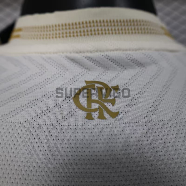 Camiseta Flamengo Tercera Equipación 2025/2026 Blanco Roto (EDICIÓN JUGADOR)