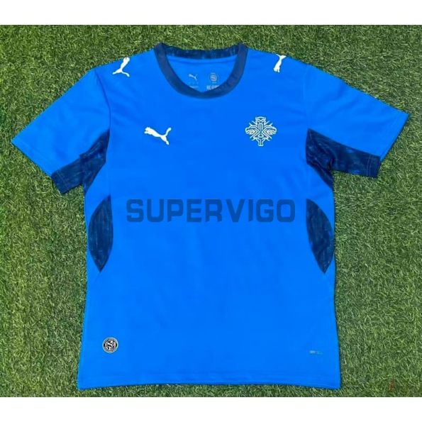 Camiseta Islandia Primera Equipación Mundial 2026 Azul