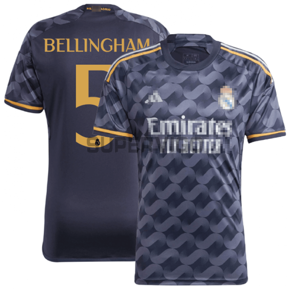 Camiseta Bellingham 5 Real Madrid Segunda Equipación 2023/2024