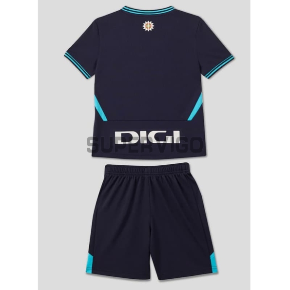 Camiseta Athletic de Bilbao Segunda Equipación 2025/2026 Azul Marino Niño Kit