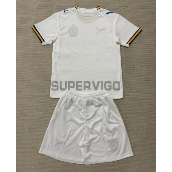 Camiseta Olympique Marsella Primera Equipación 2026/2027 Blanco Niño Kit